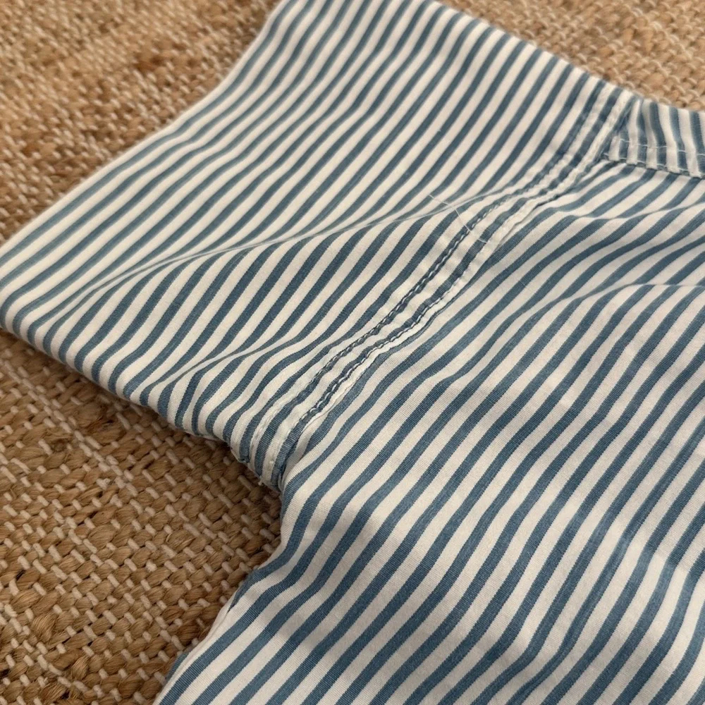 Madewell Courier Stripe Button Down Shirt Blue White XS - Picture 5 of 8